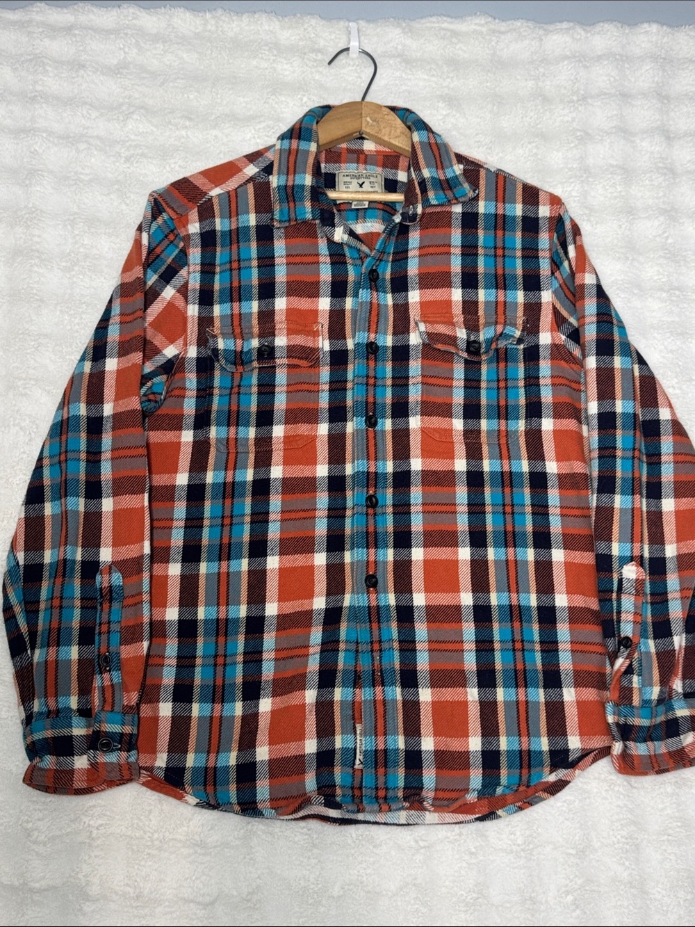 American Eagle Outfitters Heavy 100% Cotton Button Up Size Large